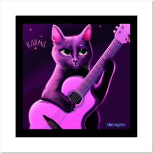 Karma is a Cat Midnights Posters and Art